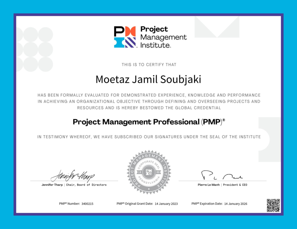 Pmp certification