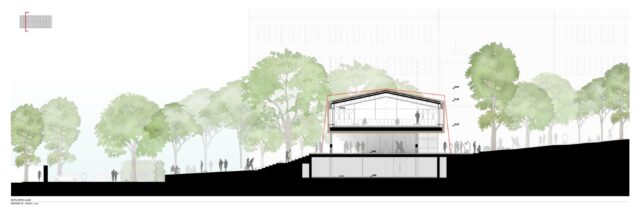 10 alvisi kirimoto nuovo edificio scolastico luiss coloured cross section