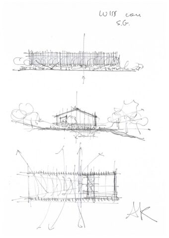 17 alvisi kirimoto nuovo edificio scolastico luiss sketch