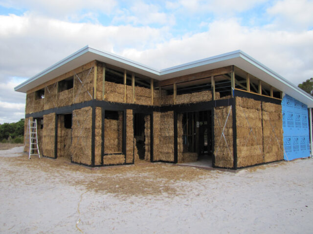 A building made with strawbale