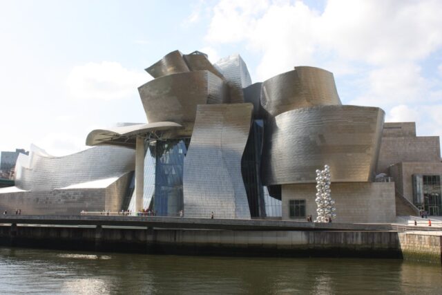 Exterior view of The Guggenheim Museum Bilbao
