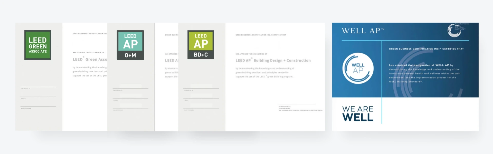 leed and well ap certification