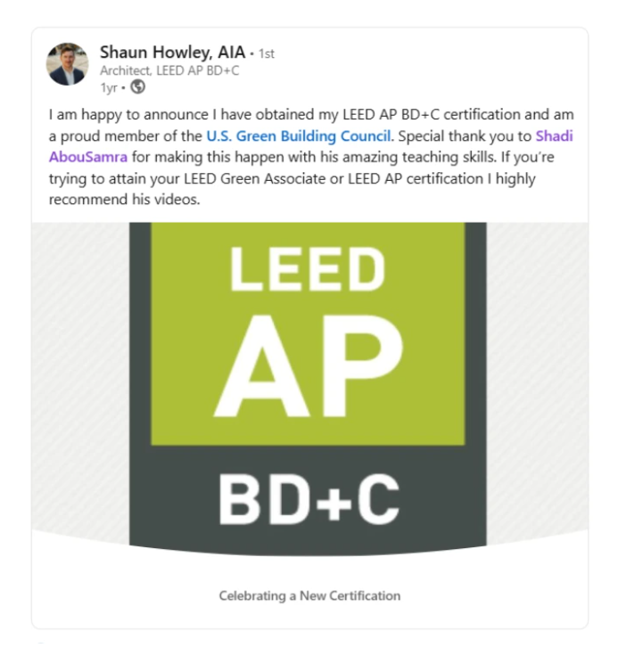 Pass the LEED Green Associate Exam in 2 weeks 28 7