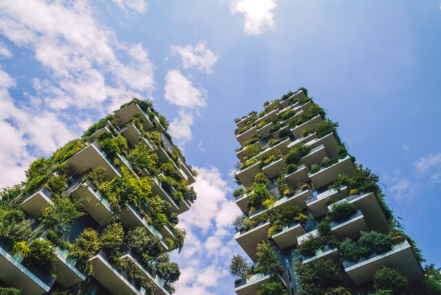 Use of vegetation as a green building strategy