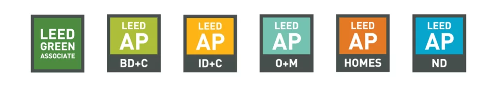 Types of leed credentals