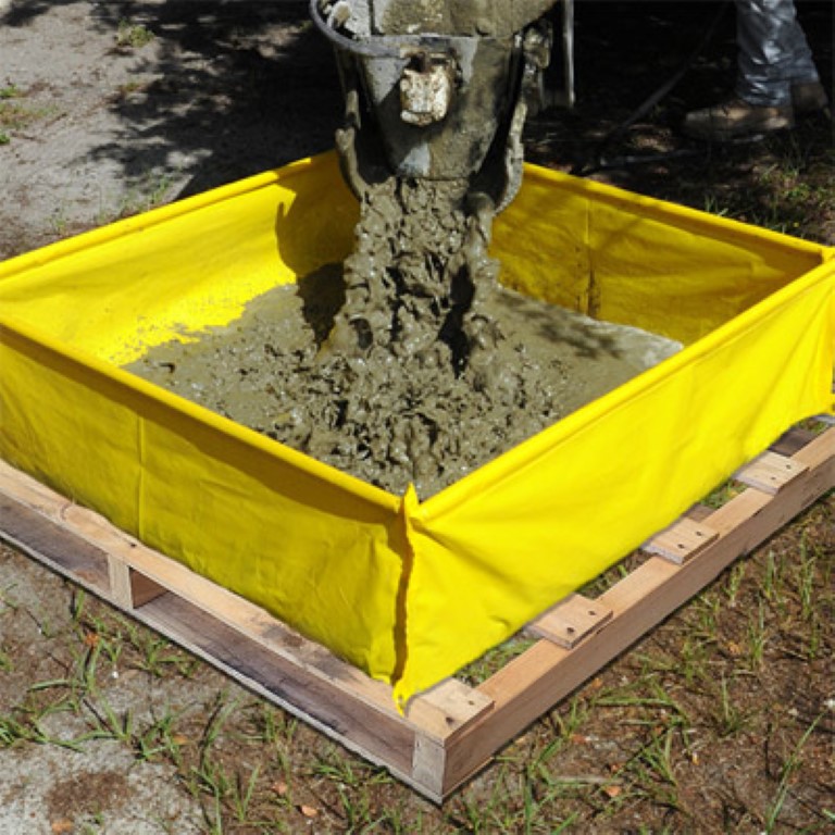 Temporary concrete washouts