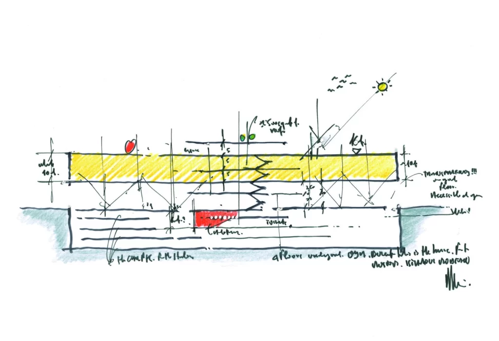 Renzo piano sketch