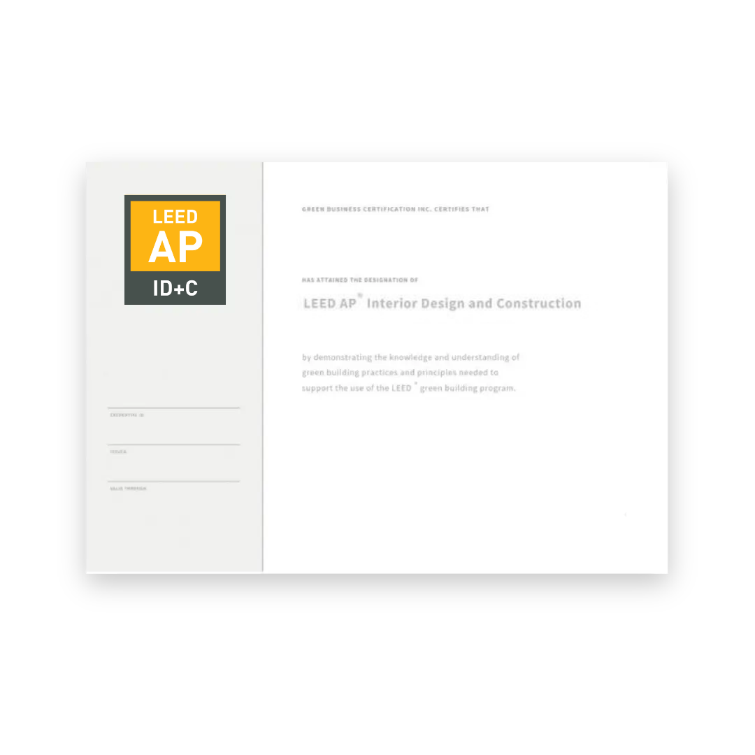 leed ap id+c certification