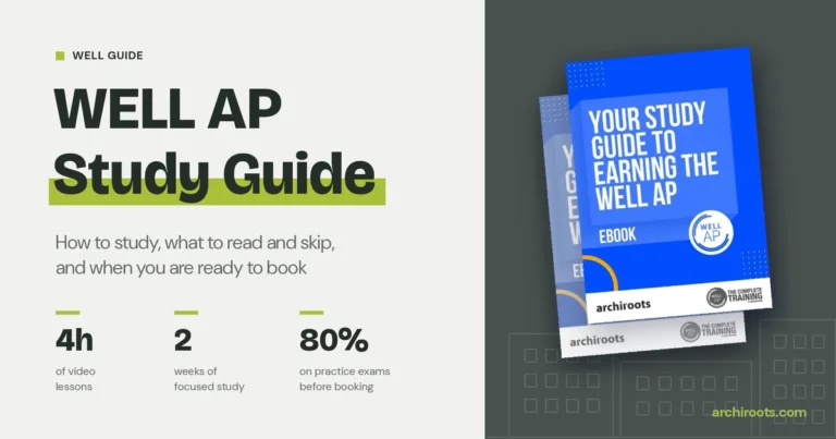 WELL AP study guide: about 4 hours of video lessons, 2 weeks of focused study and 80 percent on practice exams before booking, with the free WELL AP study guide ebook